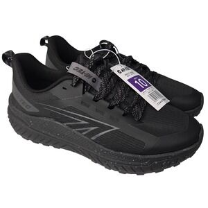 HI-TEC Trail Running Shoes Men 10 Black Lightweight Hiking Athletic Sneakers New
